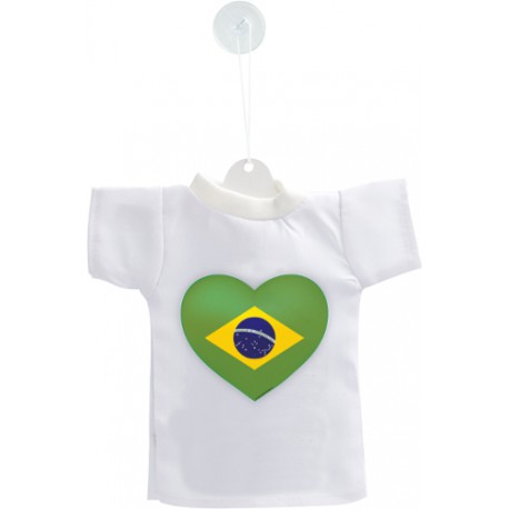 Mini T-Shirt - Coeur Brésilien