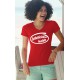 Baumwolle T-Shirt - Esthéticienne Inside, 40-Rot