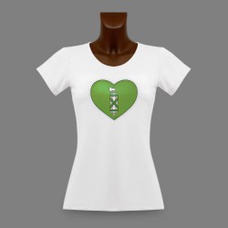 Donna T-shirt stretto - Cuore San Gallo