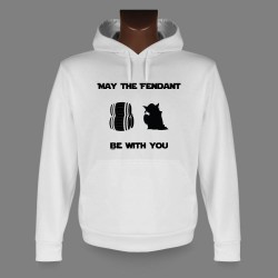 Hooded Funny Sweat - May the Fendant be with You
