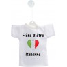 Mini T-Shirt - Fière d'être Italienne