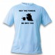 T-Shirt - May the Fondue be with You, Blizzard Blue