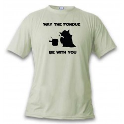 T-Shirt - May the Fondue be with You, November White