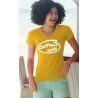 Cotton T-Shirt - Coiffeuse Inside, 34-Sunflower