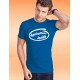 T-shirt mode coton homme - Agriculteur inside, 51-Bleu Royal