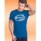 T-Shirt coton - Motard inside, 51-Bleu Royal