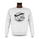 Men's fashion Sweatshirt - Fighter Aircraft - F-14 Tomcat, White