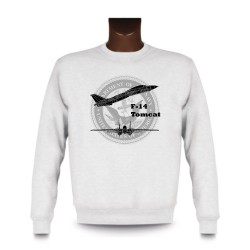 Sweat mode homme - Avion de combat - F-14 Tomcat, White