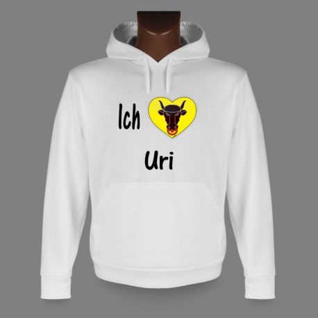 Hooded Funny Sweat - Ich liebe Uri