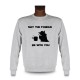 Men's Sweatshirt - May the Fondue be with You, Ash Heater