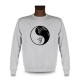 Men's fashion Sweat - Yin-Yang - Tribal Wolf Head, Ash Heater