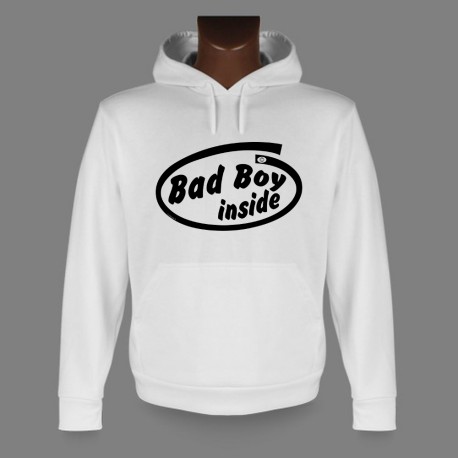 Hooded Funny Sweat - Bad Boy inside