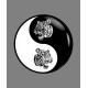Sticker - Yin-Yang - Tête de tigre Tribal