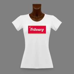 Donna T-shirt stretto - Fribourg, Excellence Suisse depuis 1481