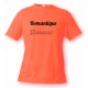 Funny T-Shirt - Romantique, Safety Orange