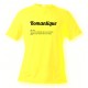 T-Shirt - Romantique, Safety Yellow