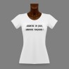 Donna slim T-shirt - Absinthe un jour...