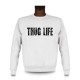 Herren Sweatshirt - THUG LIFE, White