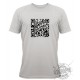 T-Shirt femme ou homme - QR-Code personnalisable, November White