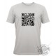 Women's or Men's T-Shirt - Customizable QR-Code, November White