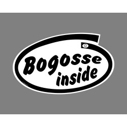 Car's funny Sticker - Bogosse inside