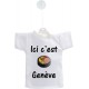 Mini T-Shirt - Ici c'est Genève - Eishockey Puck