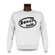 Men's Funny Sweatshirt -  Bauer inside, White