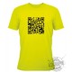 T-Shirt - QR-Code personnalisable, Safety Yellow