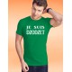 Men's cotton T-Shirt - Je suis DZODZET, 47-Kelly Green
