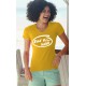 Women's Fashion cotton T-Shirt - Bad Girl Inside, 34-Sunflower