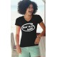 Donna Moda cotone T-Shirt - Bad Girl Inside, 36-Nero