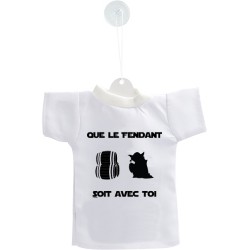 Auto deko Mini T-Shirt - Que le Fendant soit avec Toi