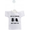 Decorazione auto Mini T-Shirt - Que le Fendant soit avec Toi