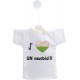 Déco voiture Mini T-shirt - J'aime UN vaudois