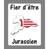 Car customization Sticker - Fier d'être Jurassien