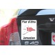 Sticker - Fier d'être Jurassien - Adesivo per Automobile