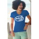 T-shirt mode coton Dame - Perfection Inside, 51-Bleu Royal