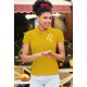 Frauenmode Polo T-Shirt - Sternbild Löwe, 34-Sonnenblumengelb