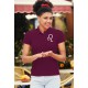 Frauenmode Polo T-Shirt - Sternbild Löwe, 41-Burgrund
