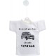 Auto deko Mini T-Shirt - Vintage Renault 4L
