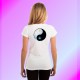 Donna moda T-Shirt - Yin-Yang - Il Sole e la Luna