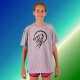 Bambini T-shirt - Tribal Moon Wolf, Ash Heater
