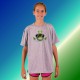 Youth fashion T-shirts, Alien Smiley - Cool Alien, Ash heater