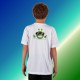 Jugend-Mode Alien Smiley T-shirt - Cool Alien, White