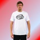 Humoristisch Herrenmode T-Shirt - Français inside, White