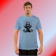 Men's Funny T-Shirt - Hug me, Blizzard Blue