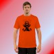 T-Shirt homme humoristique - Hug me, Safety Orange