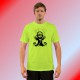 Men's Funny T-Shirt - Hug me, Safety Yellow