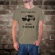 T-Shirt humoristique mode homme - Vintage VW Golf GTI MK1,  Alpin Spruce