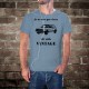 T-Shirt humoristique mode homme - Vintage VW Golf GTI MK1,  Blizzard Blue